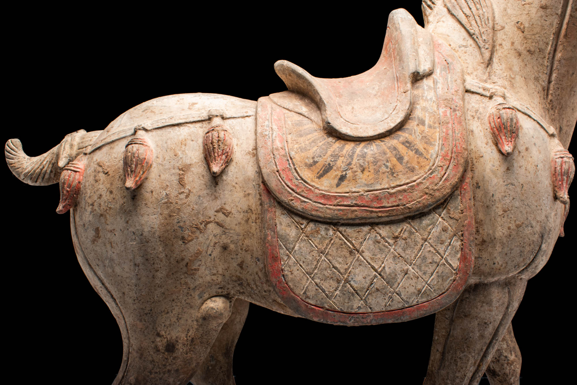 LARGE CHINESE TANG DYNASTY TERRACOTTA HORSE - TL TESTED - Image 6 of 7