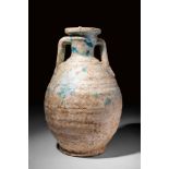 EGYPTIAN GLAZED AMPHORISKOS