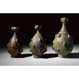 ISLAMIC SELJUK BRONZE BOTTLES