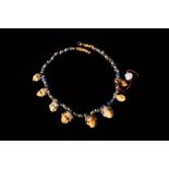 PHOENICIAN GLASS BEADED NECKLACE