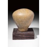 EGYPTIAN STONE MACE HEAD