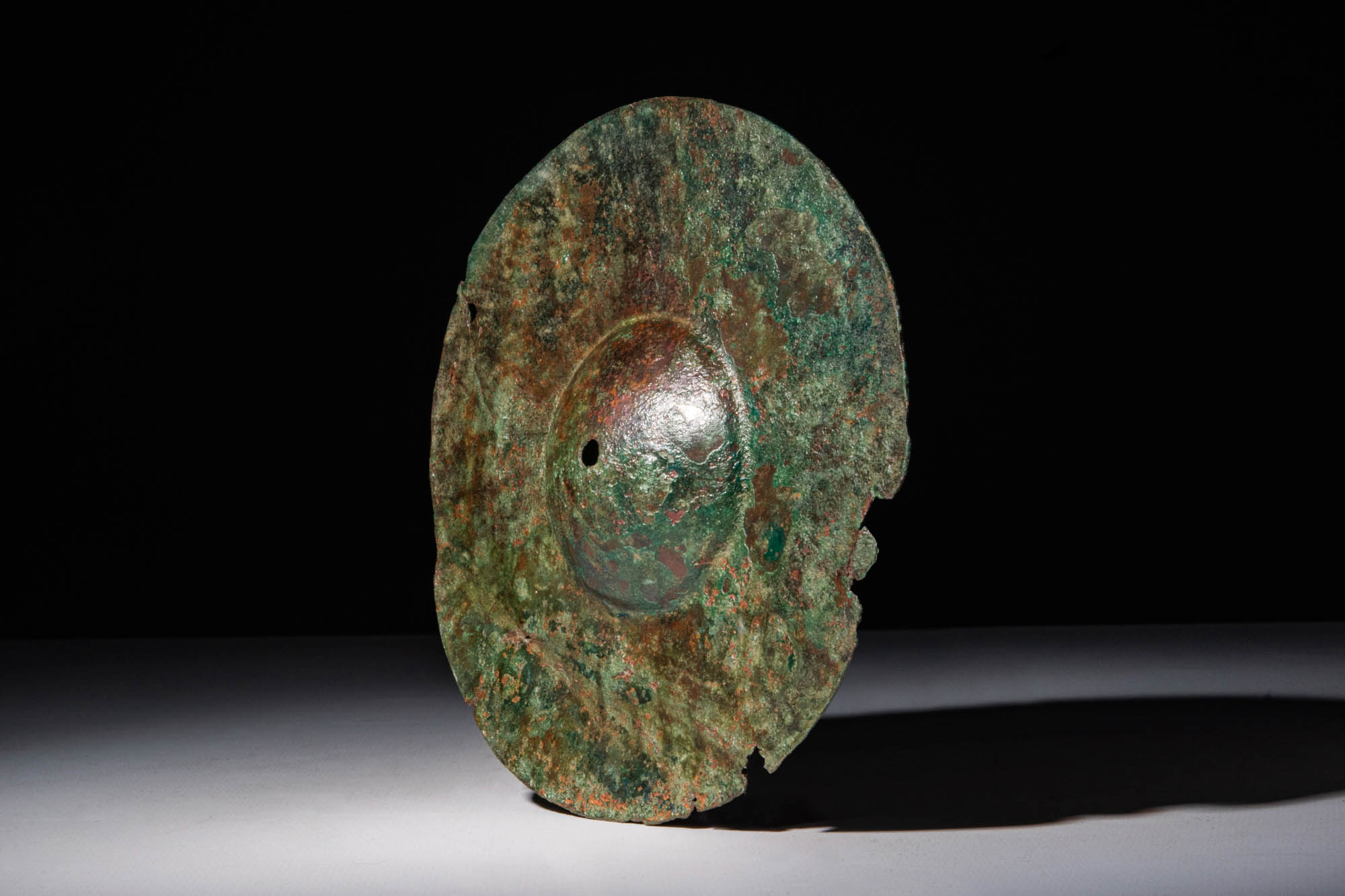 WESTERN ASIATIC BRONZE UMBO SHIELD - Image 2 of 3