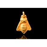 EGYPTIAN GOLD FLY PENDANT