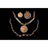 COLLECTION OF RARE ETRUSCAN GOLD AND SILVER JEWELLERY