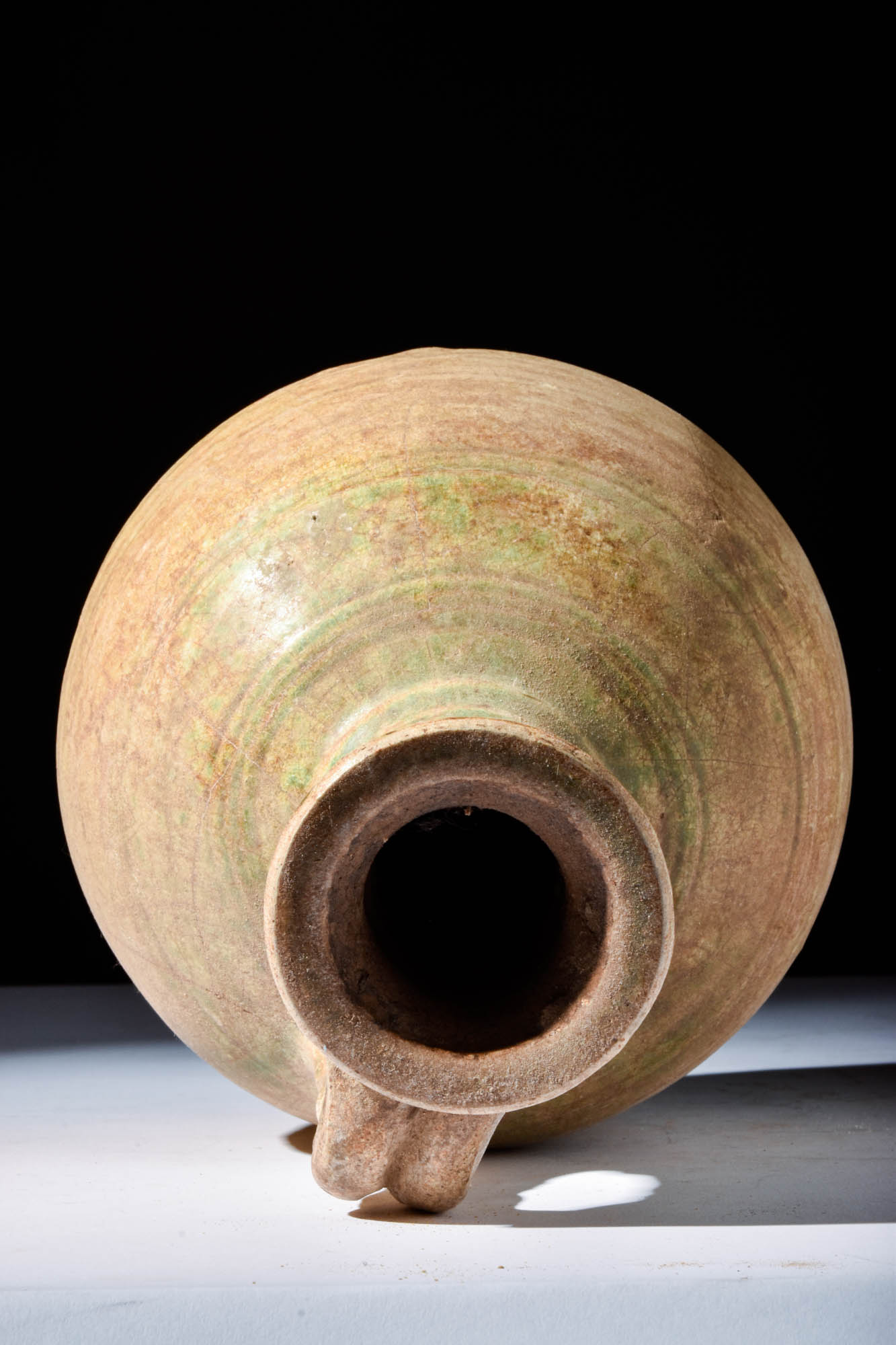 LATE ROMAN LEAD GLAZED BOTTLE - Image 5 of 5