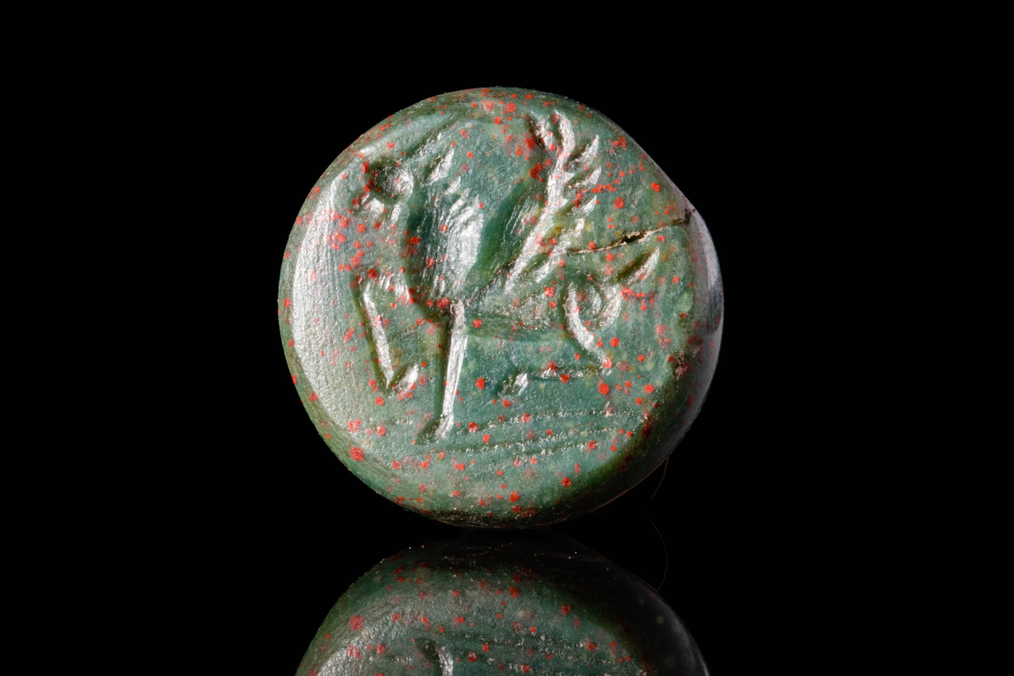 SASANIAN STAMP SEAL WITH WINGED HORSE - Image 3 of 4