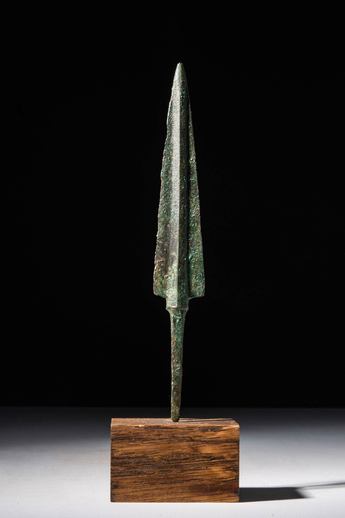 ANCIENT BRONZE SPEARHEAD - Image 2 of 2