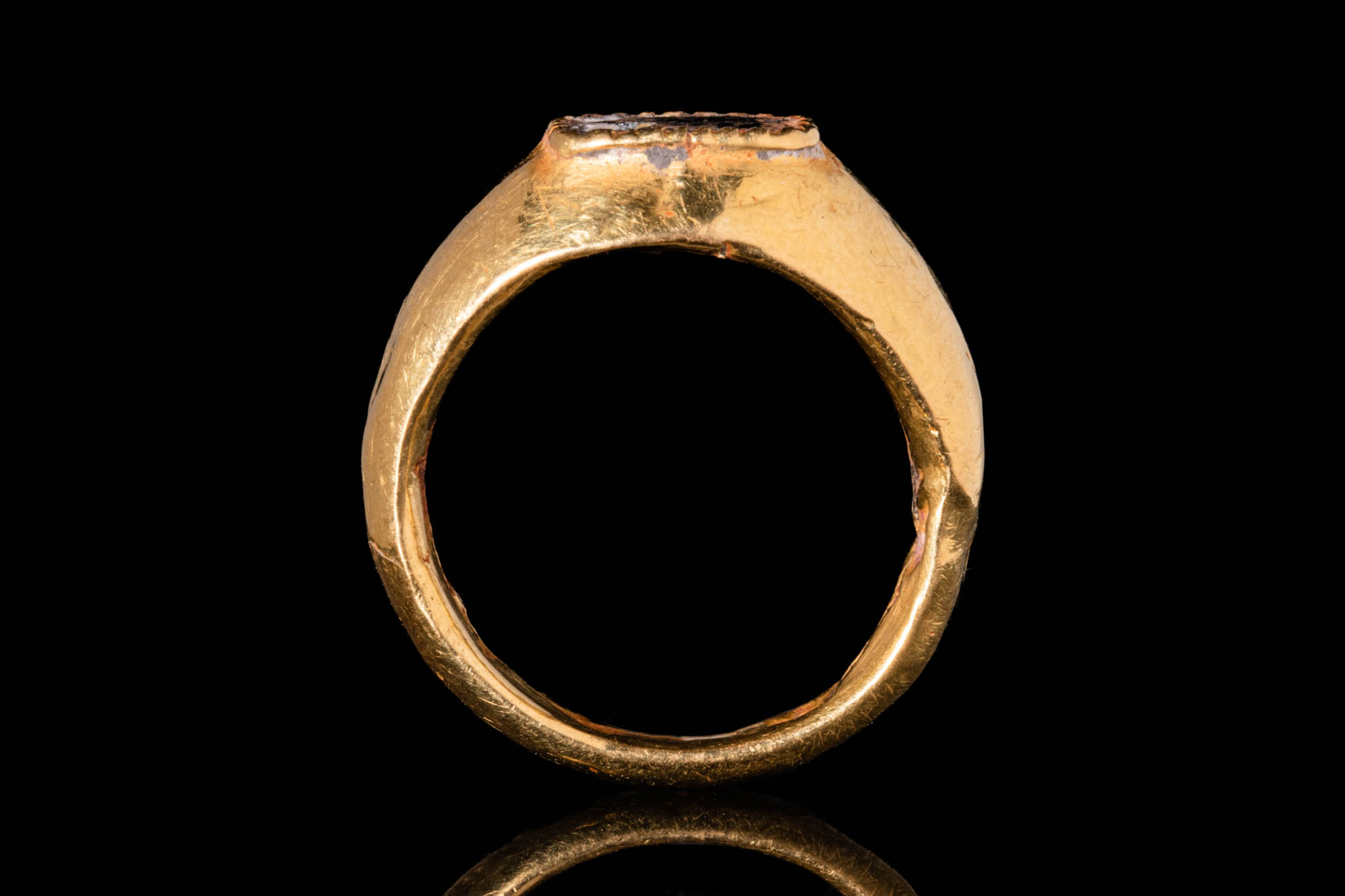 LATE ROMAN GOLD RING - Bild 5 aus 5