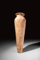 LARGE EGYPTIAN ALABASTER VASE