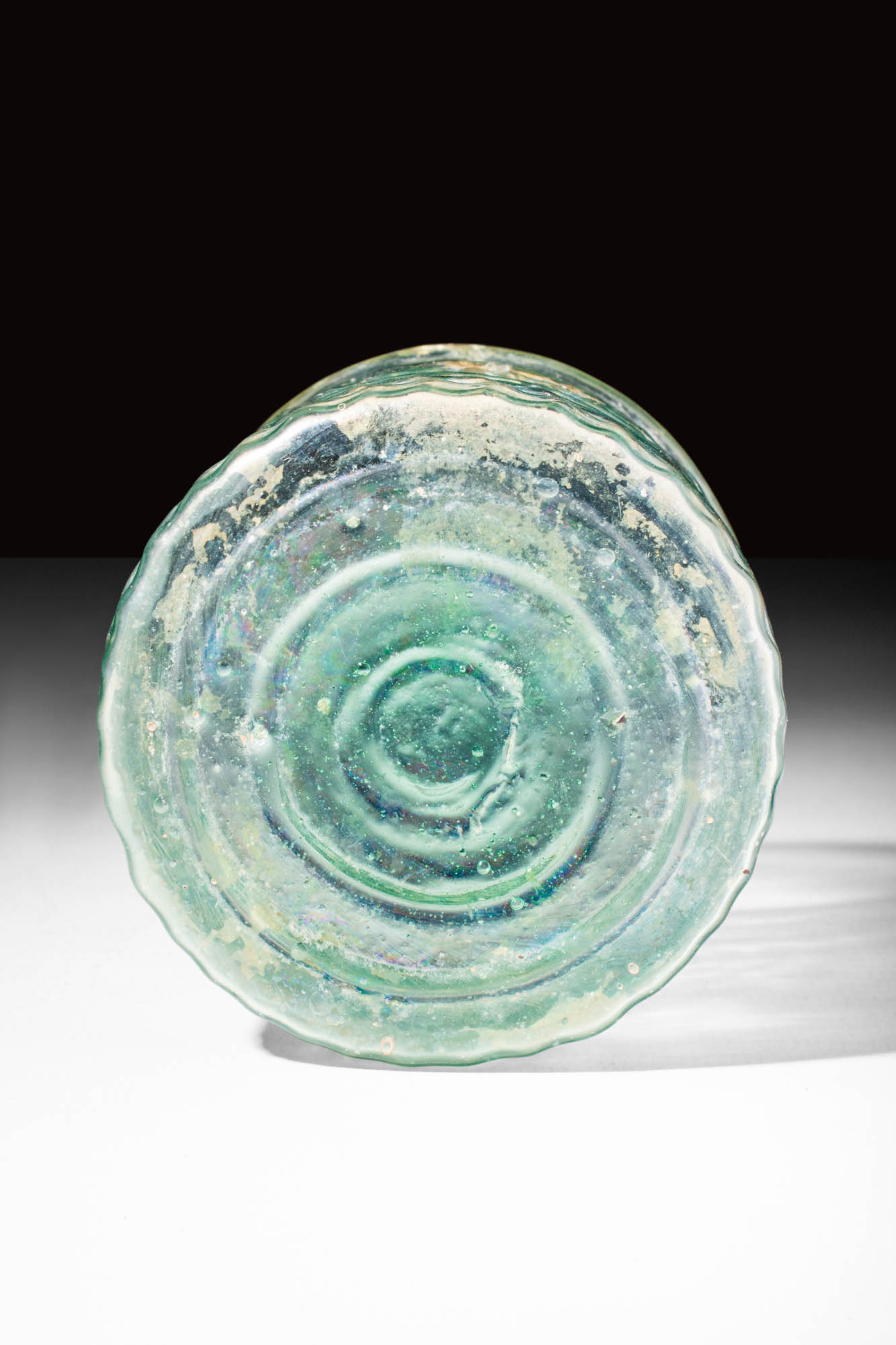 BYZANTINE GLASS CUP DECORATED WITH INSCRIPTION - Image 4 of 5