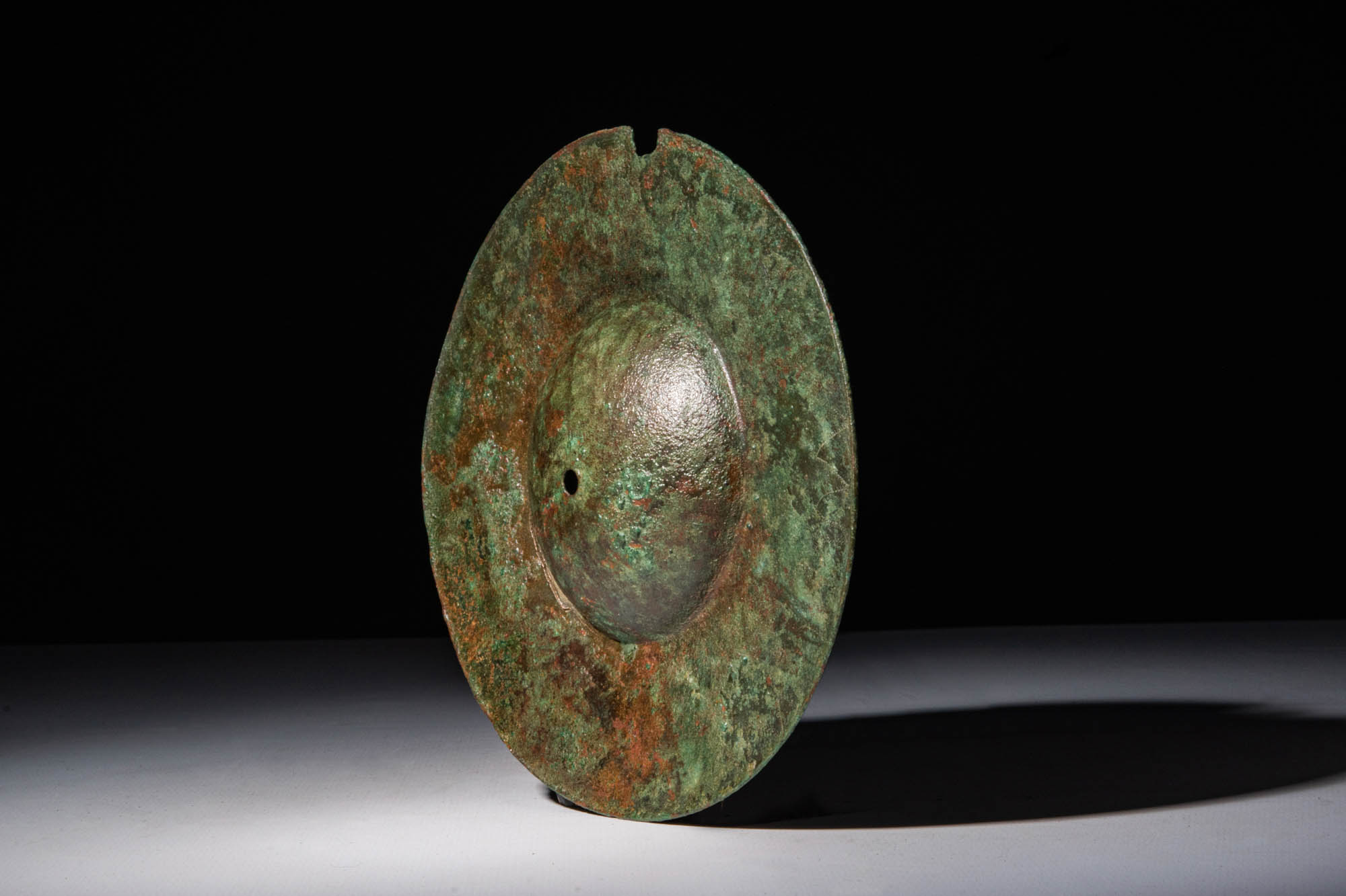 WESTERN ASIATIC BRONZE UMBO SHIELD - Image 2 of 3