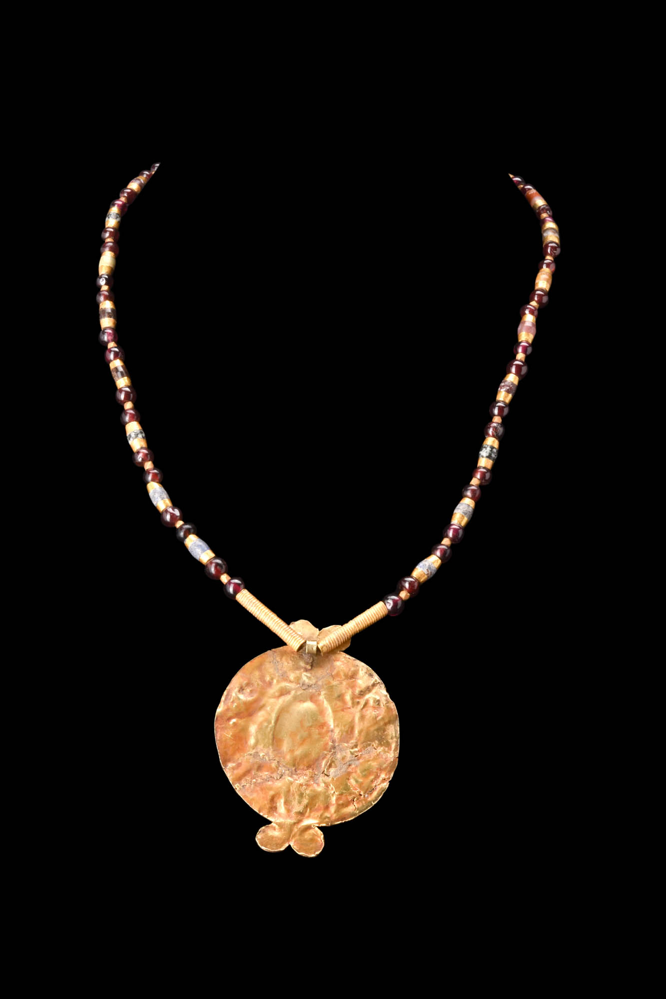 HELLENISTIC GOLD PENDANT AND NECKLACE - Image 3 of 7