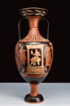 LARGE APULIAN RED-FIGURE AMPHORA - EX. AXEL GUTTMANN - TL TESTED