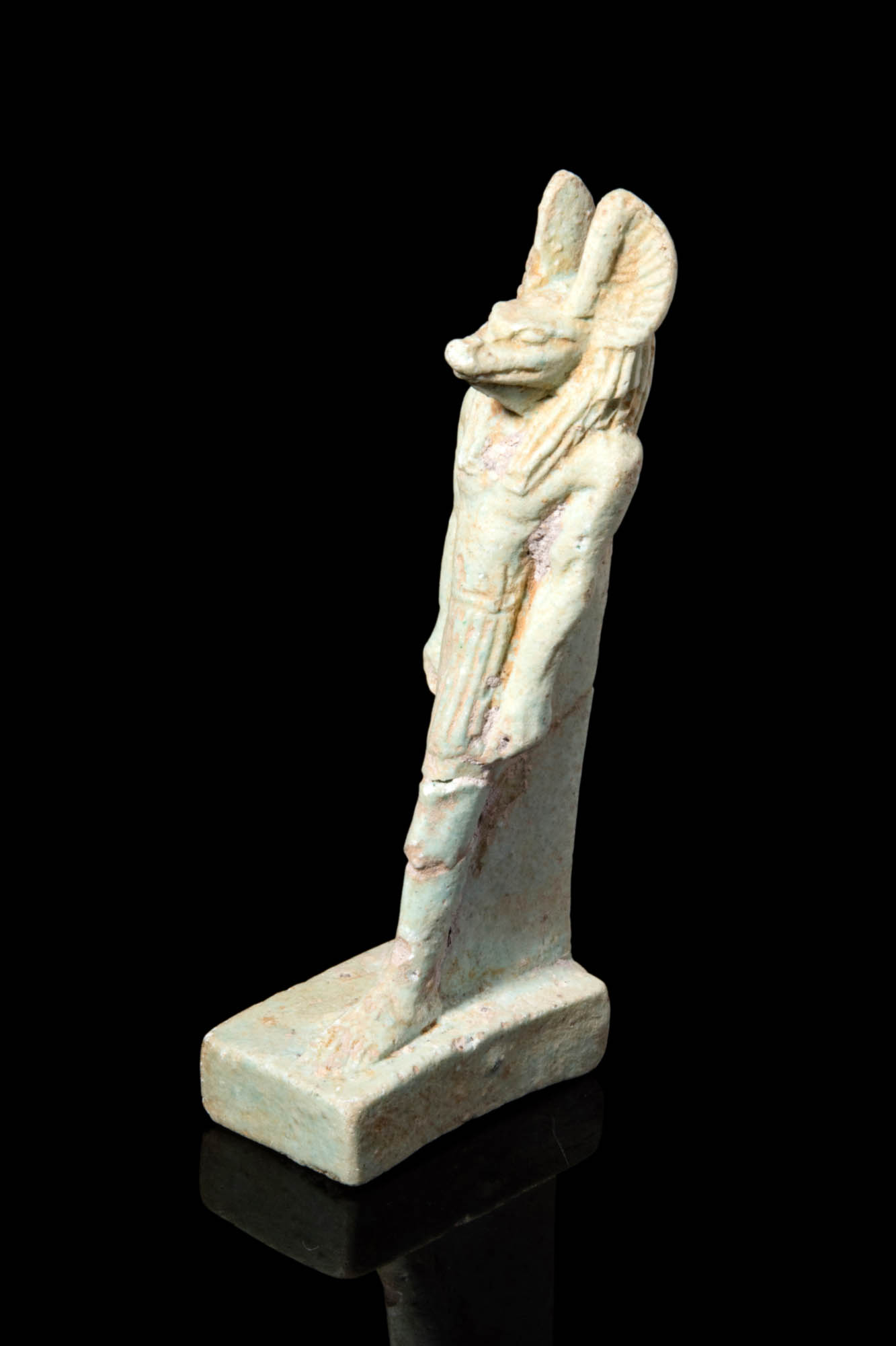 EGYPTIAN LATE PERIOD ANUBIS STATUETTE - Image 2 of 3