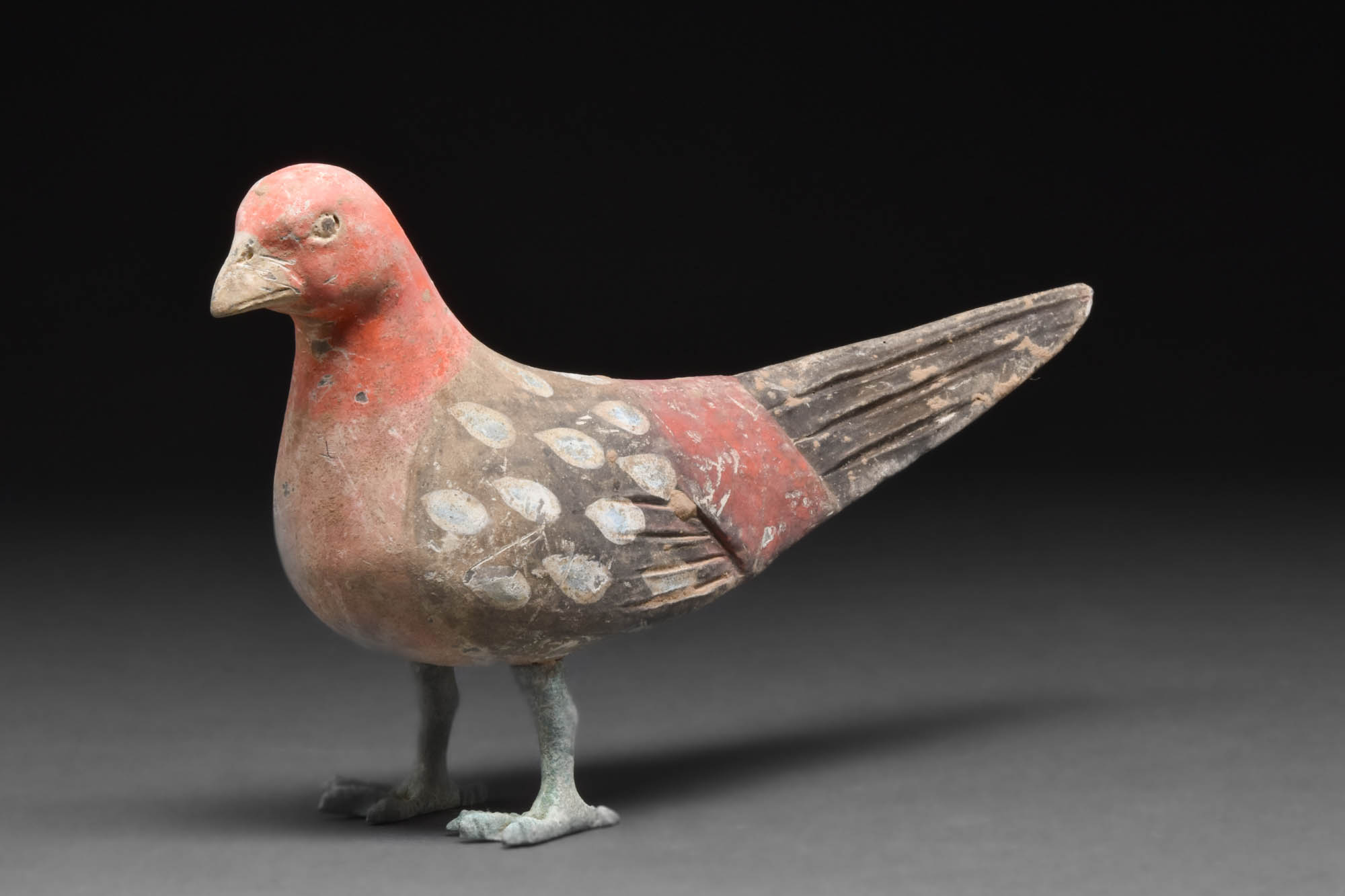 CHINESE HAN DYNASTY TERRACOTTA BIRD - TL TESTED