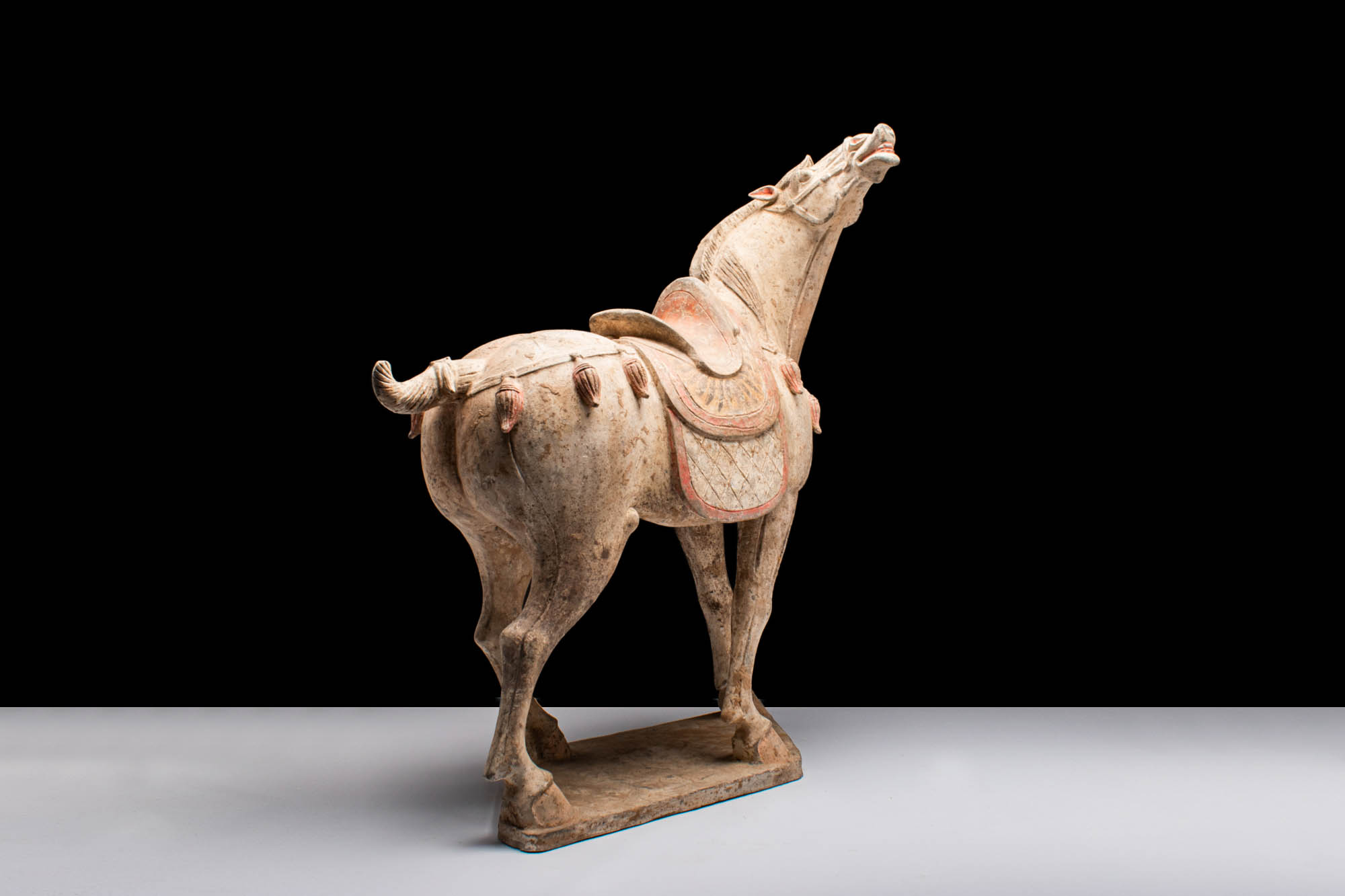 LARGE CHINESE TANG DYNASTY TERRACOTTA HORSE - TL TESTED - Image 2 of 7