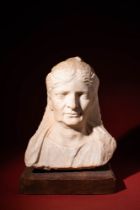 ROMAN MARBLE BUST OF MATRONA