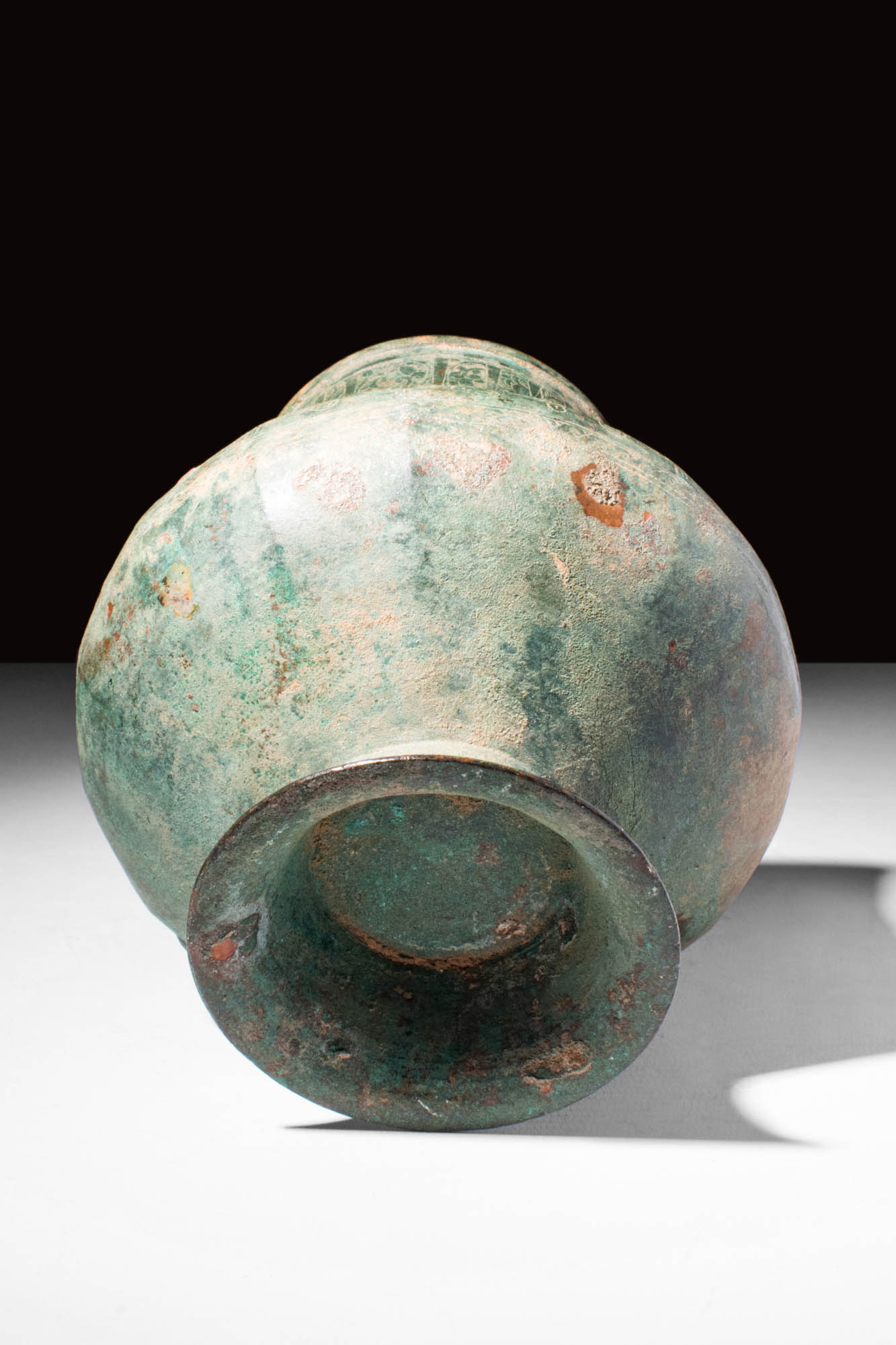 MEDIEVAL SELJUK BRONZE JUG WITH ANIMAL SHAPED HANDLE - Image 6 of 6