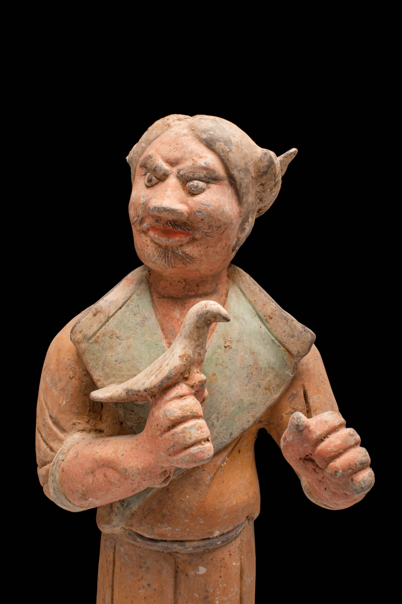 CHINESE TANG DYNASTY TERRACOTTA FOREIGN ENTERTAINER - TL TESTED - Image 5 of 6