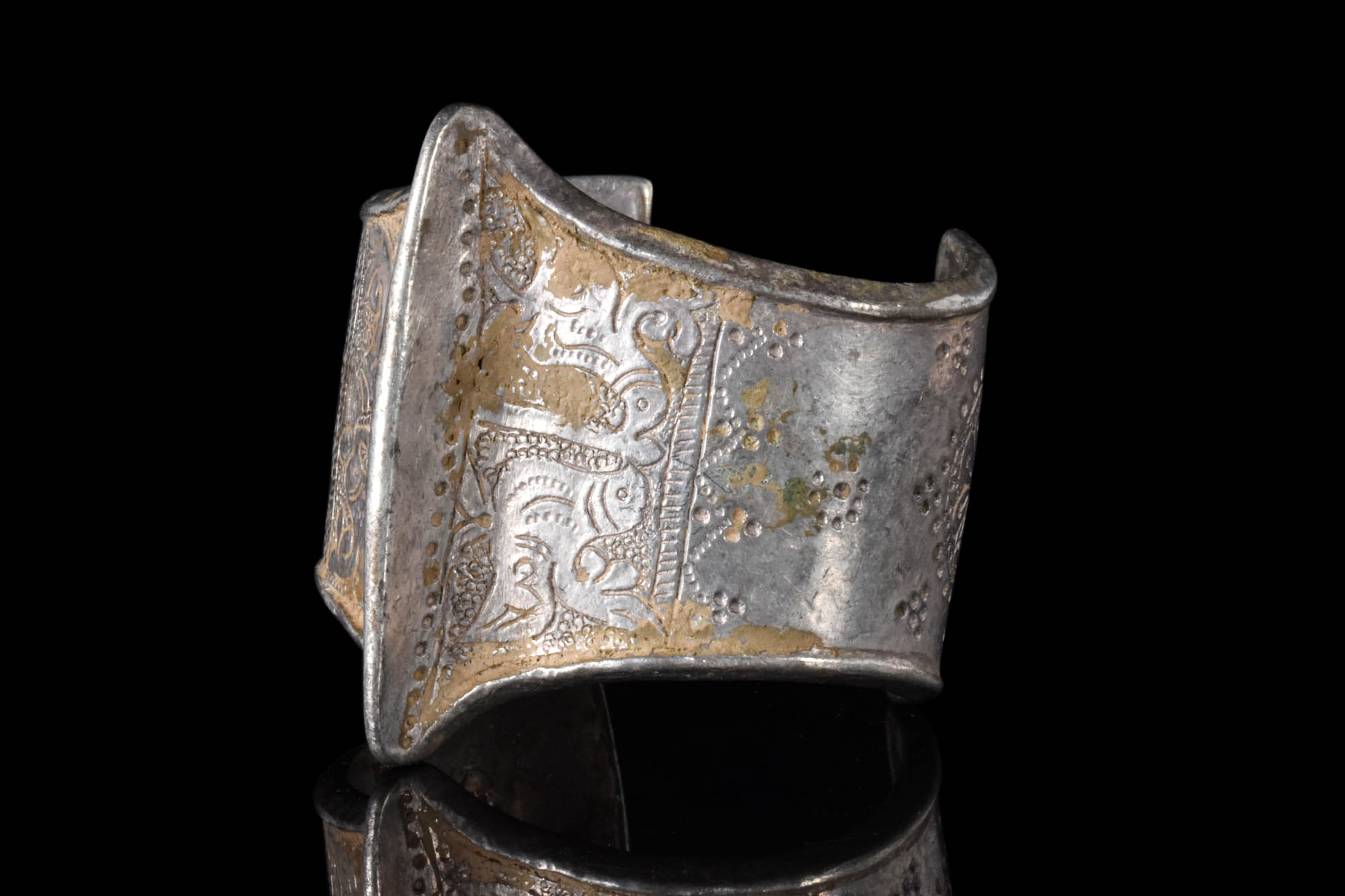 MEDIEVAL SELJUK SILVER HEAVY BRACELET - Image 2 of 5