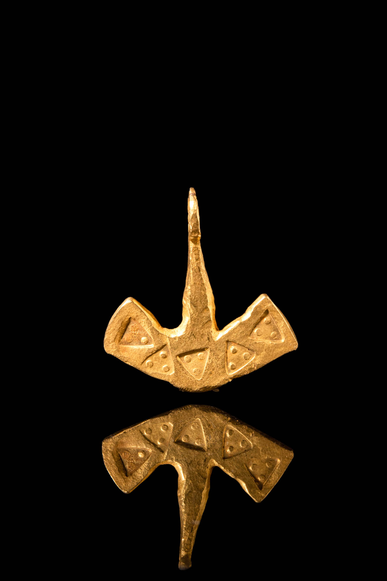 STUNNING VIKING GOLD MJOLNIR PENDANT - Image 3 of 3