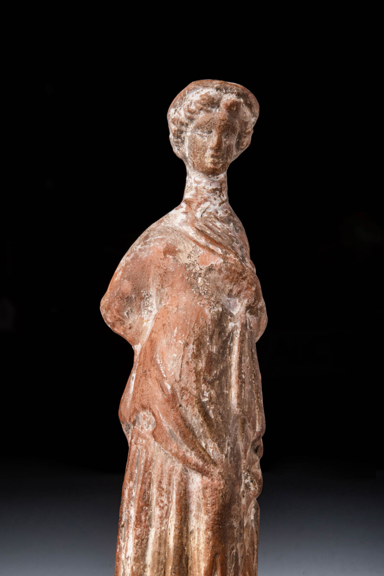 COLLECTION OF THREE GREEK TANAGRA STATUETTES - Image 11 of 11