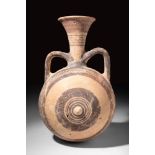 LARGE CYPRIOT BICHROME POTTERY JUG