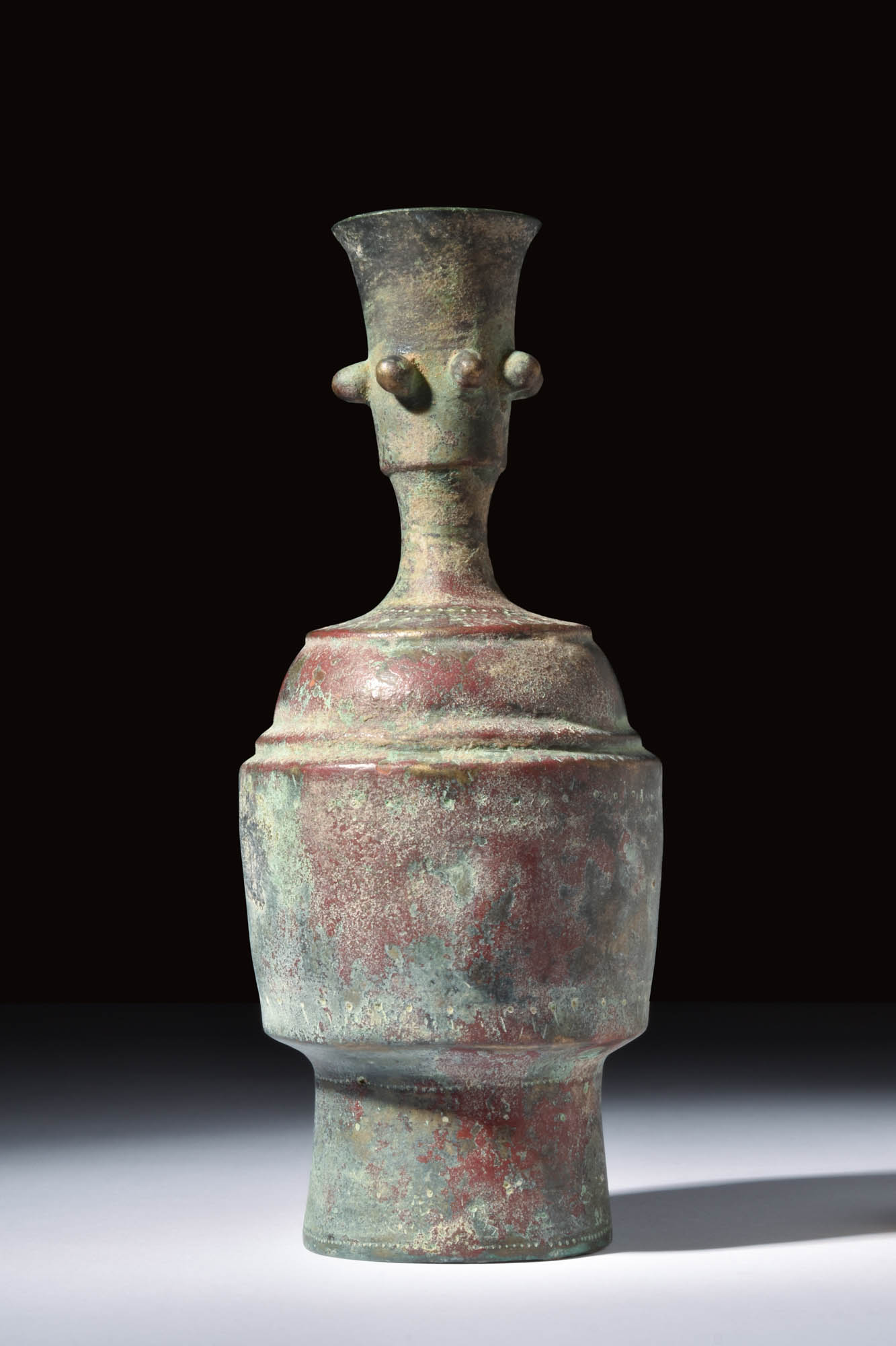 ABBASID BRONZE SPRINKLER BOTTLE - Image 2 of 4