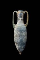 PHOENICIAN CORE-FORMED BLUE GLASS AMPHORISKOS