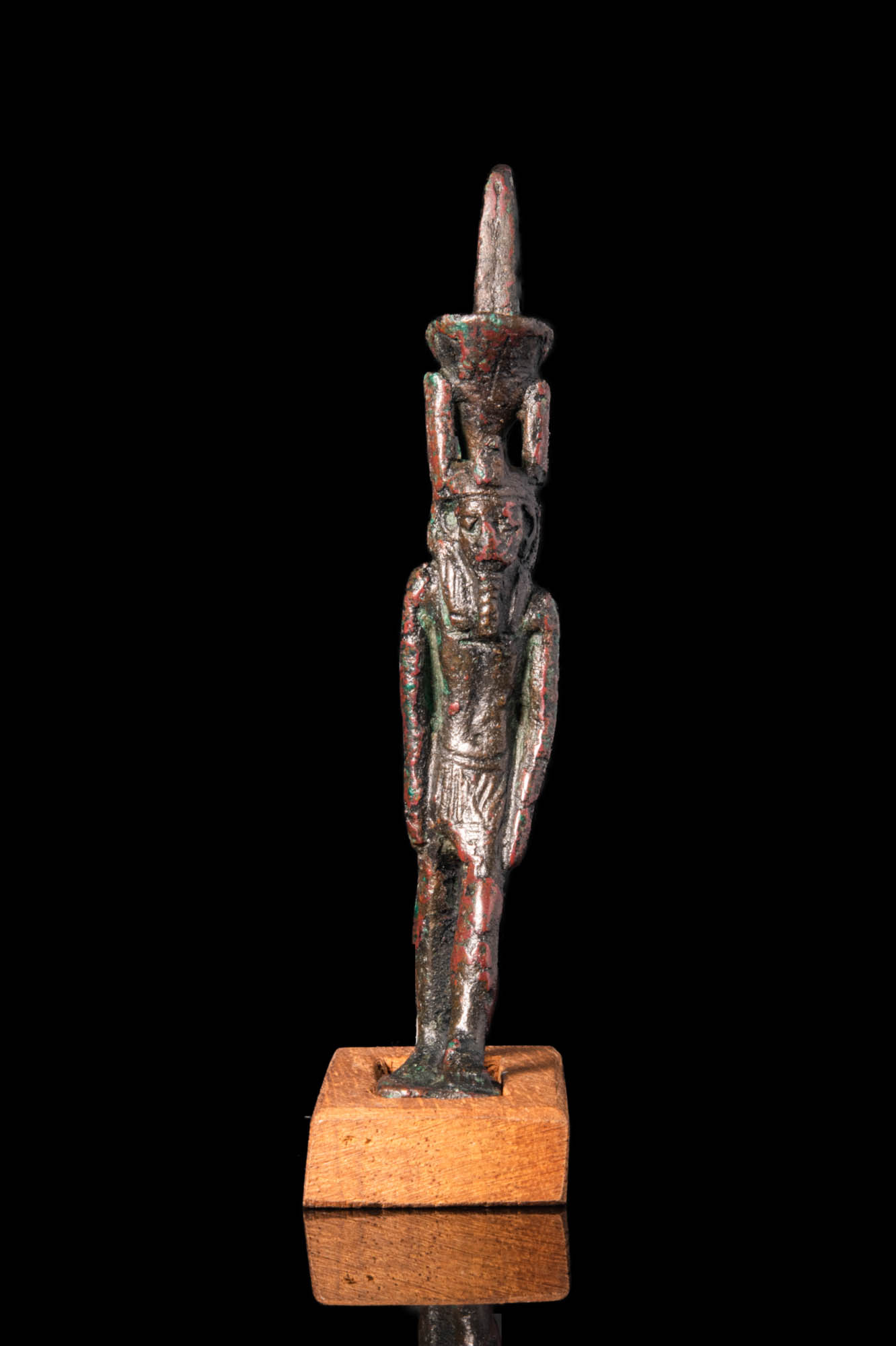 EGYPTIAN STATUETTE OF THE GOD NEFERTEM