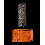 OLD BABYLONIAN HARDSTONE CYLINDER SEAL- ORIGINAL LAMBERT REPORT