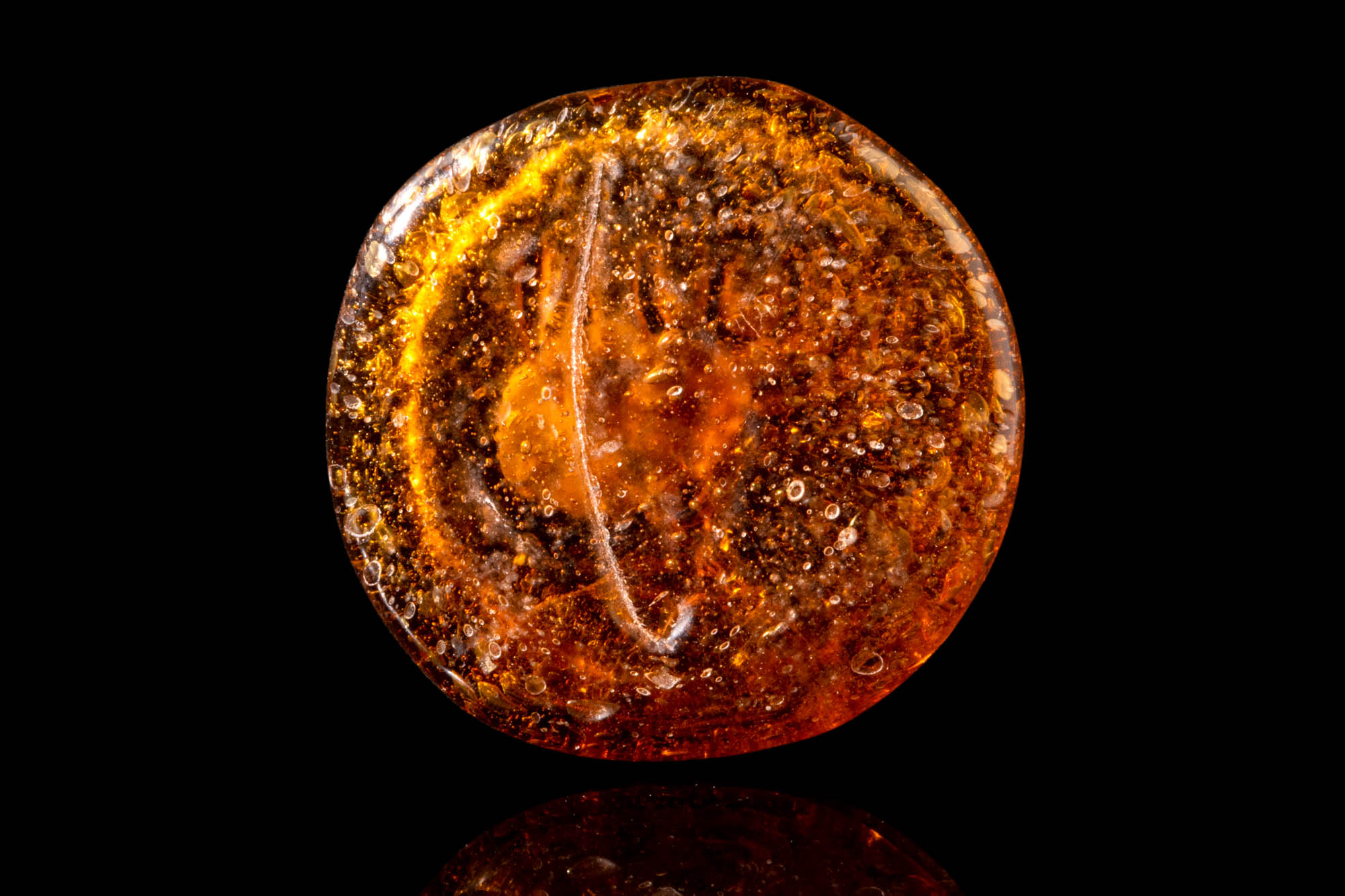 LATE ROMAN GLASS MENORAH STAMP - Image 2 of 2