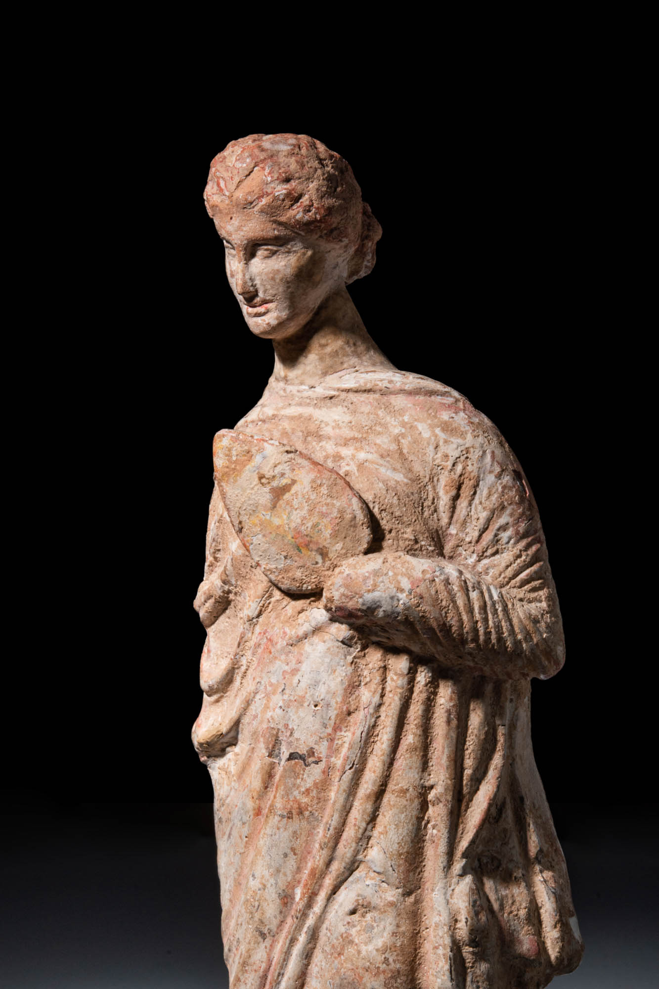 COLLECTION OF THREE GREEK TANAGRA STATUETTES - Image 5 of 11