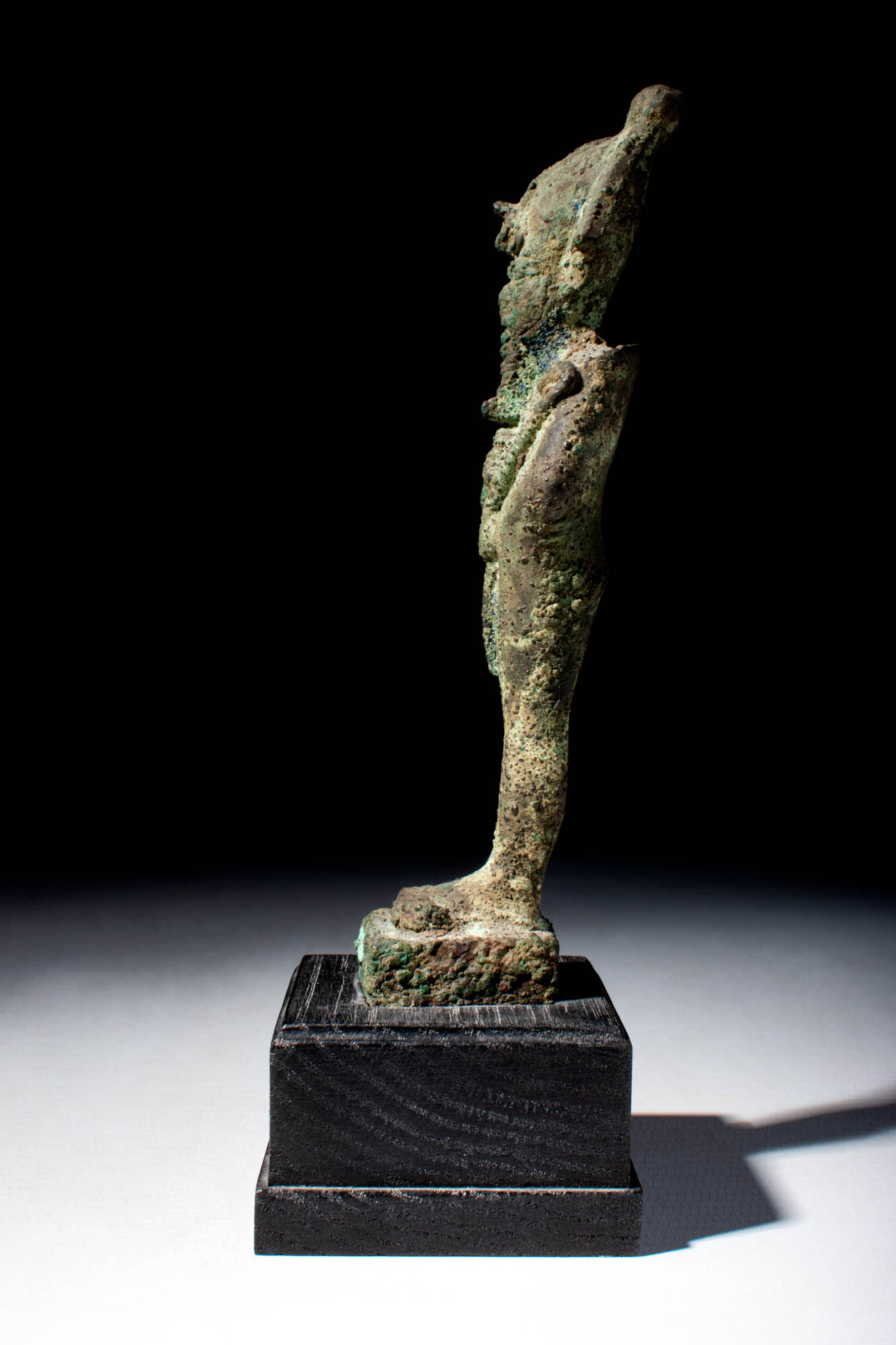 EGYPTIAN BRONZE STATUETTE OF OSIRIS - Image 3 of 4