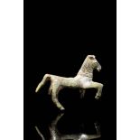 ROMANO - CELTIC BRONZE STATUETTE OF HORSE