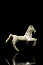 ROMANO - CELTIC BRONZE STATUETTE OF HORSE