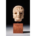 SUMERIAN HEAD OF STATUETTE