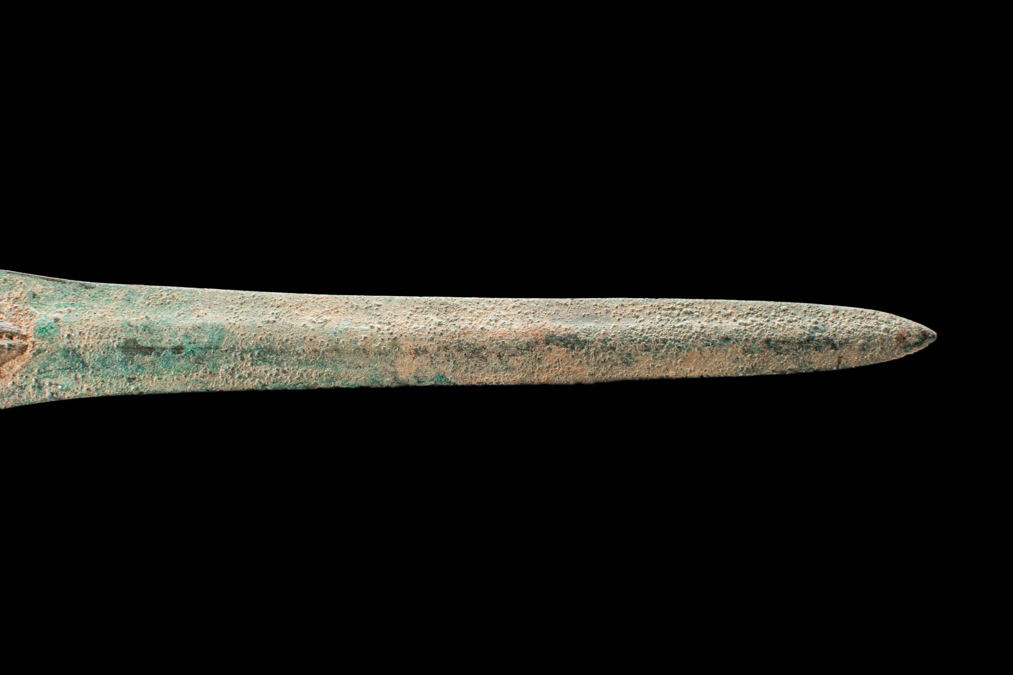 ANCIENT BRONZE SWORD WITH STONE POMMEL - Image 4 of 4
