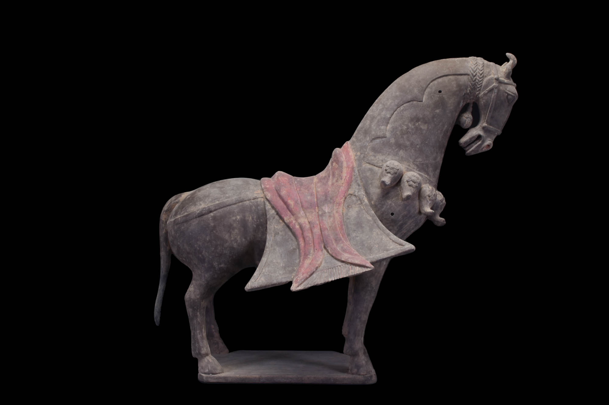 CHINESE NORTHERN WEI DYNASTY TERRACOTTA HORSE - TL TESTED - Image 3 of 6