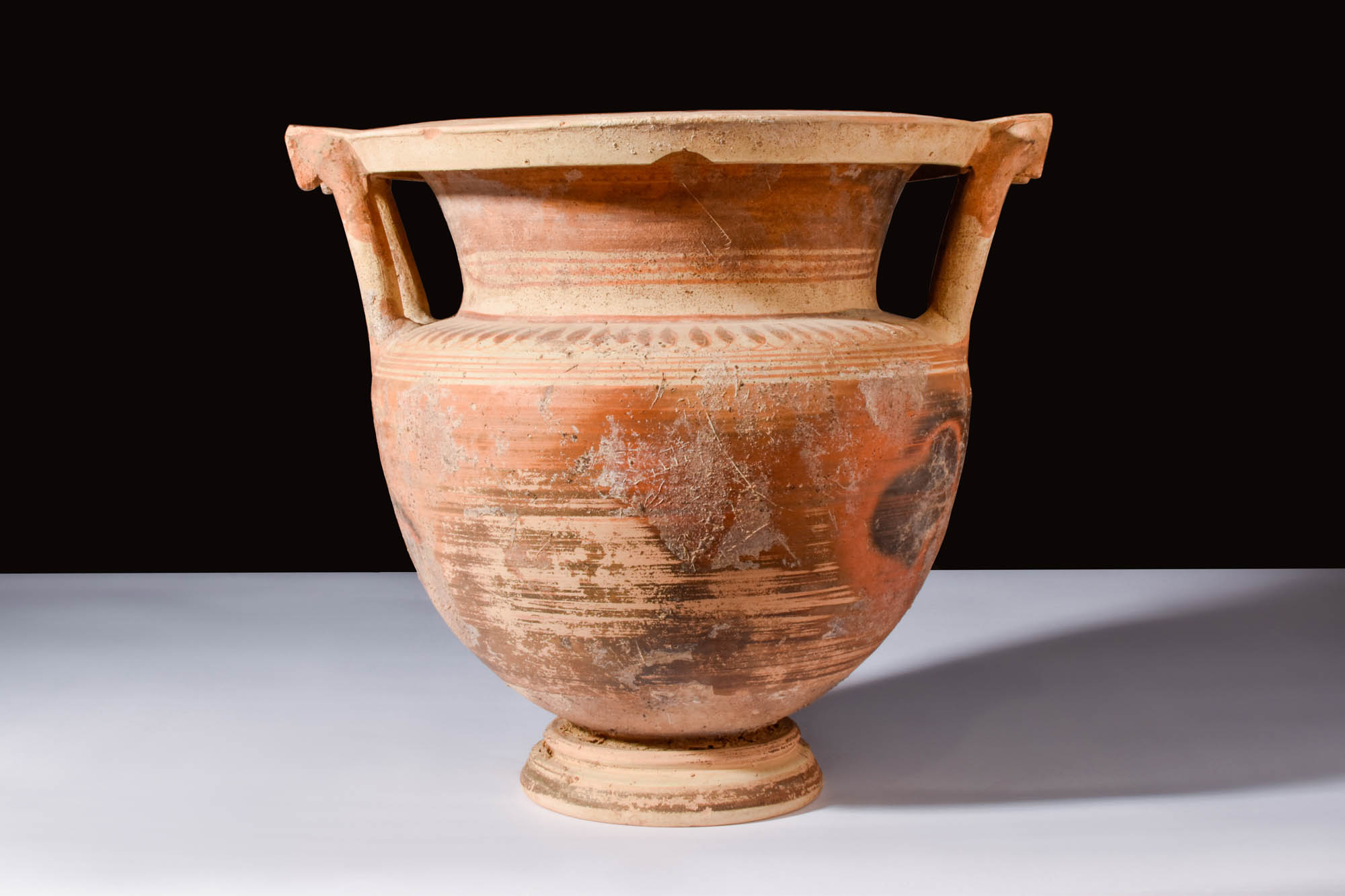 HELLENISTIC POTTERY COLUMN KRATER