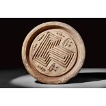 ROMAN POTTERY BREAD STAMP