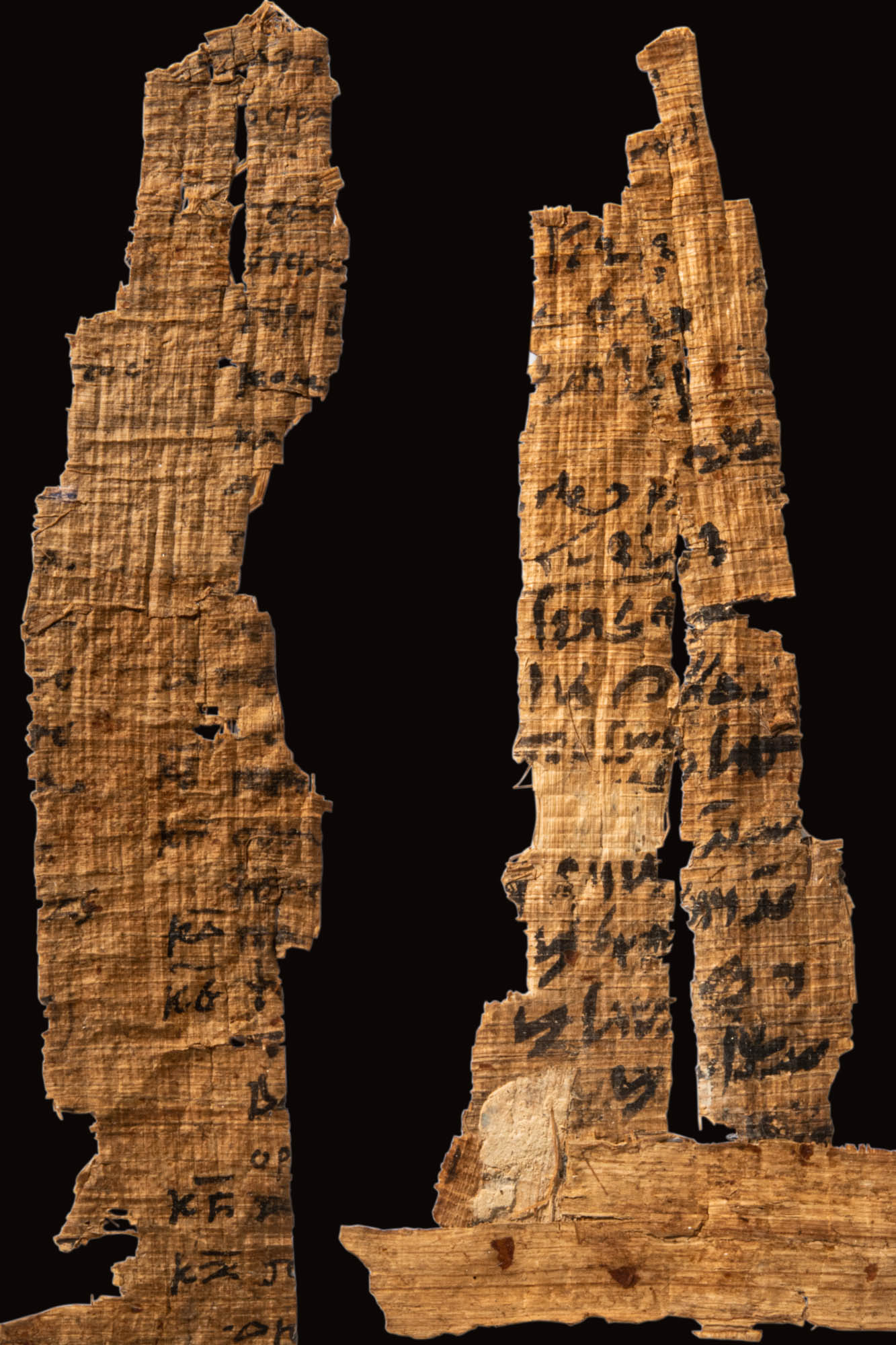 FOUR FRAGMENTS OF PAPYRUS - Image 3 of 4