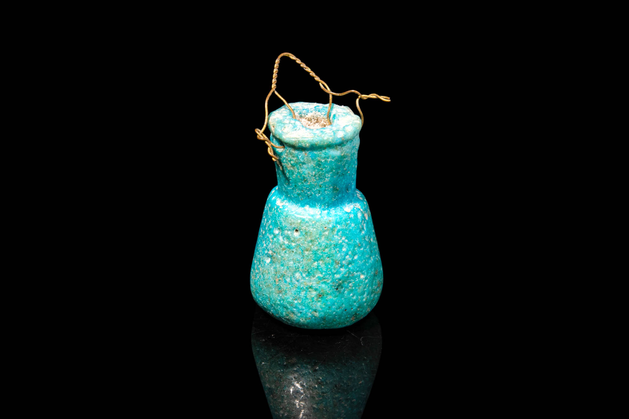 EGYPTIAN FAIENCE AMULET PENDANT