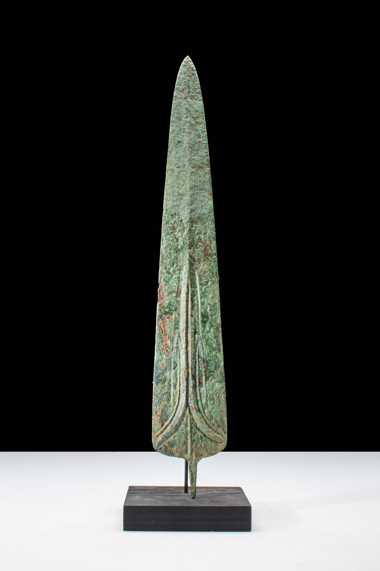 ANCIENT BRONZE SPEARHEAD - Image 2 of 2