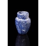 EGYPTIAN LAPIS LAZULI VESSEL