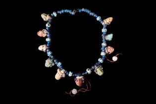 PHOENICIAN GLASS BEADED NECKLACE