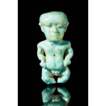 EGYPTIAN FAIENCE CIPPUS AMULET