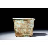 EGYPTIAN FAIENCE BEAKER