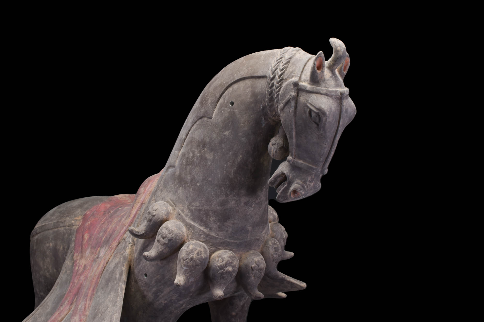 CHINESE NORTHERN WEI DYNASTY TERRACOTTA HORSE - TL TESTED - Image 4 of 6