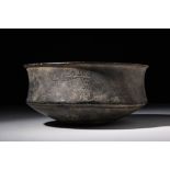 RARE MESOPOTAMIAN STONE CARINATED BOWL